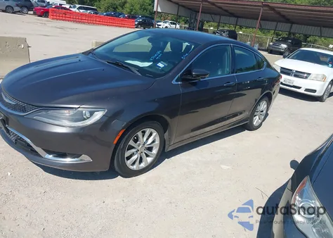 2015 Chrysler 200 C from USA, damaged, VIN 1C3CCCCB9FN599287